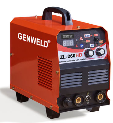 Αγορά GENWELD ZL-260HD Πολυλειτουργικός φορητός συγκολλητής μετατροπέα με ισχύ AC5.0kw/240V ή 120V και δεξαμενή αέρα 20L online manufacture